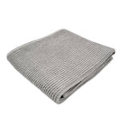 Ribbed bath mat in puddle grey, 100% cotton, 55 x 85 cm, high absorbency