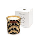 Sabra Rania Incense candle in black and gold cactus silk, incense scent