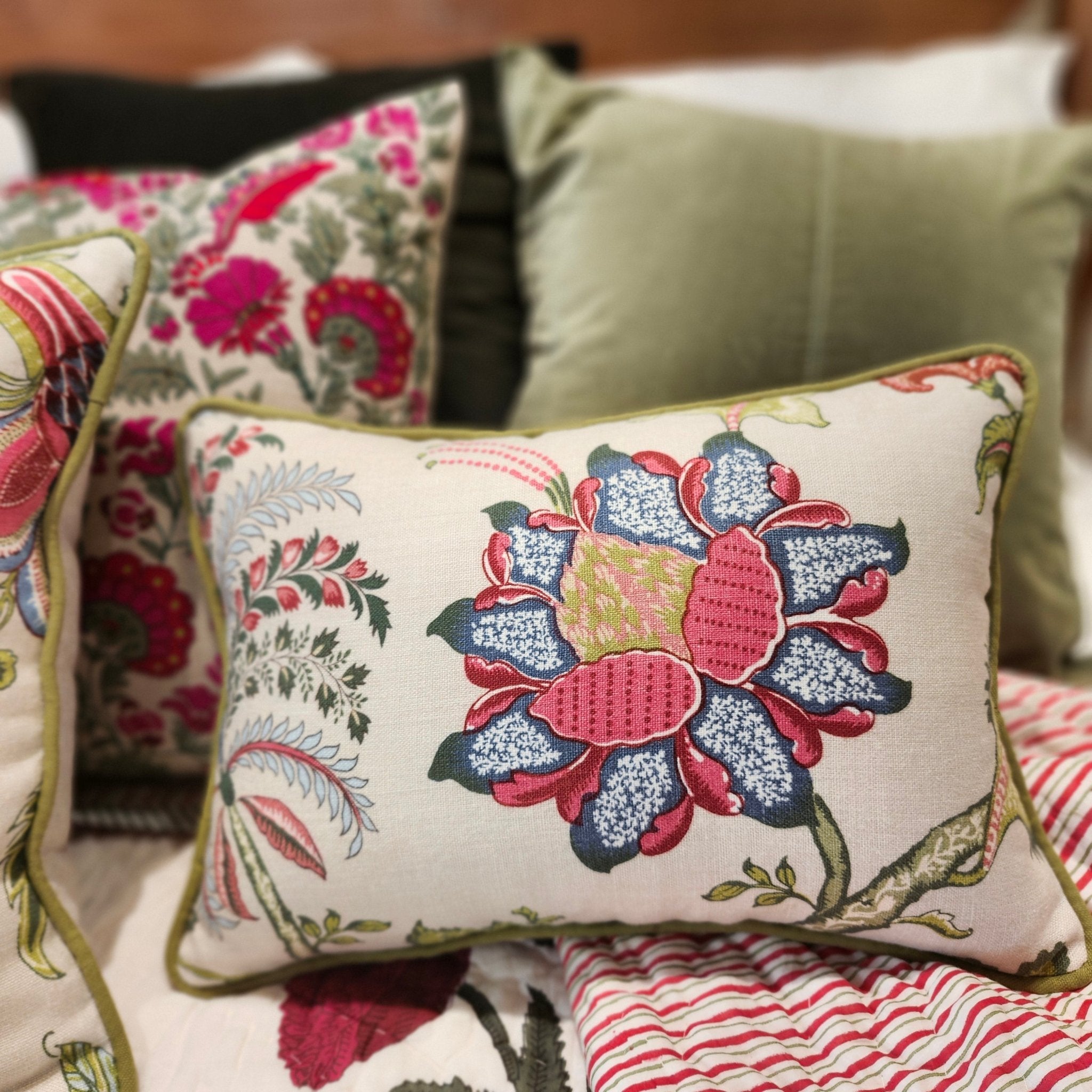 Seraphine cushion cover in soft linen
