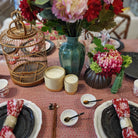 Octavia glazed ceramic vase styled on a decorated table setting