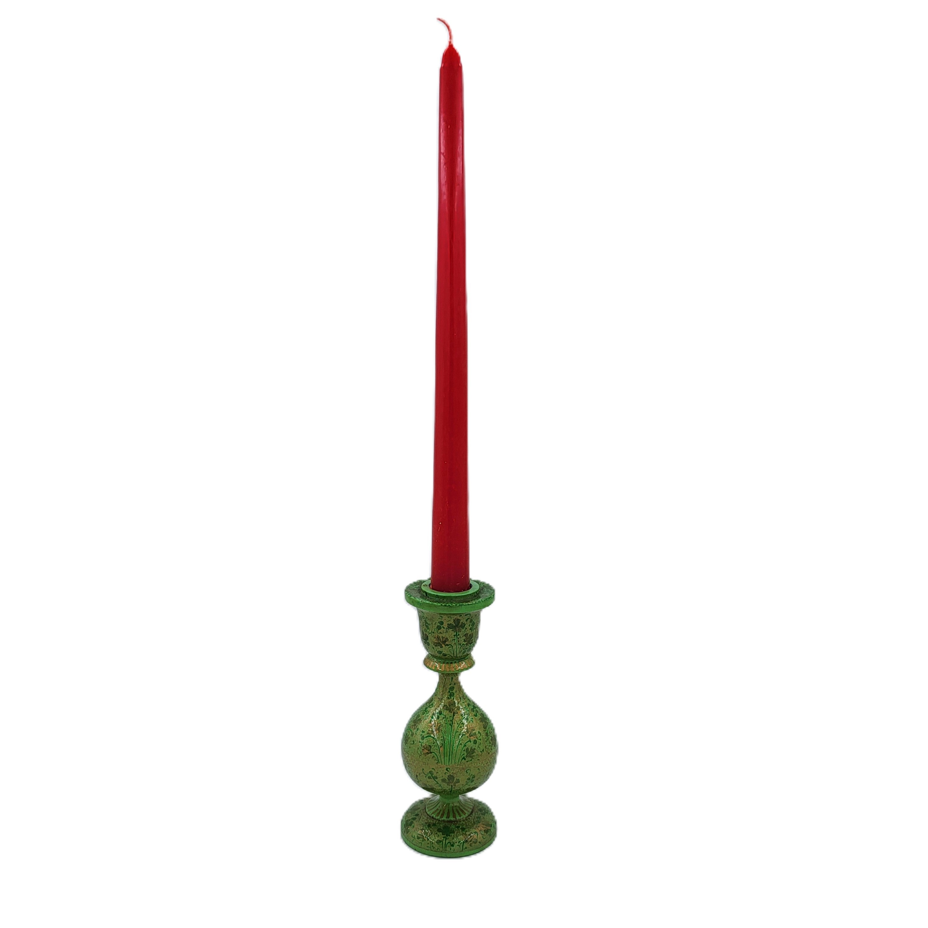 Red taper dinner candle, 30 cm