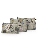 Flower Linen cosmetic bag in soft green, Ceannis