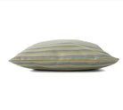 Green striped cushion cover, 50 cm