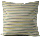 Ceannis striped cushion cover in green