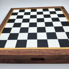 Handcrafted luxury chess set in a walnut and pine case