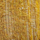 Bright yellow handmade Bohemia cushion, Chicoracao, made in Portugal