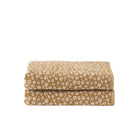 Forget Me Not cotton bath towel by Citta Design, terry cotton in lemon yellow
