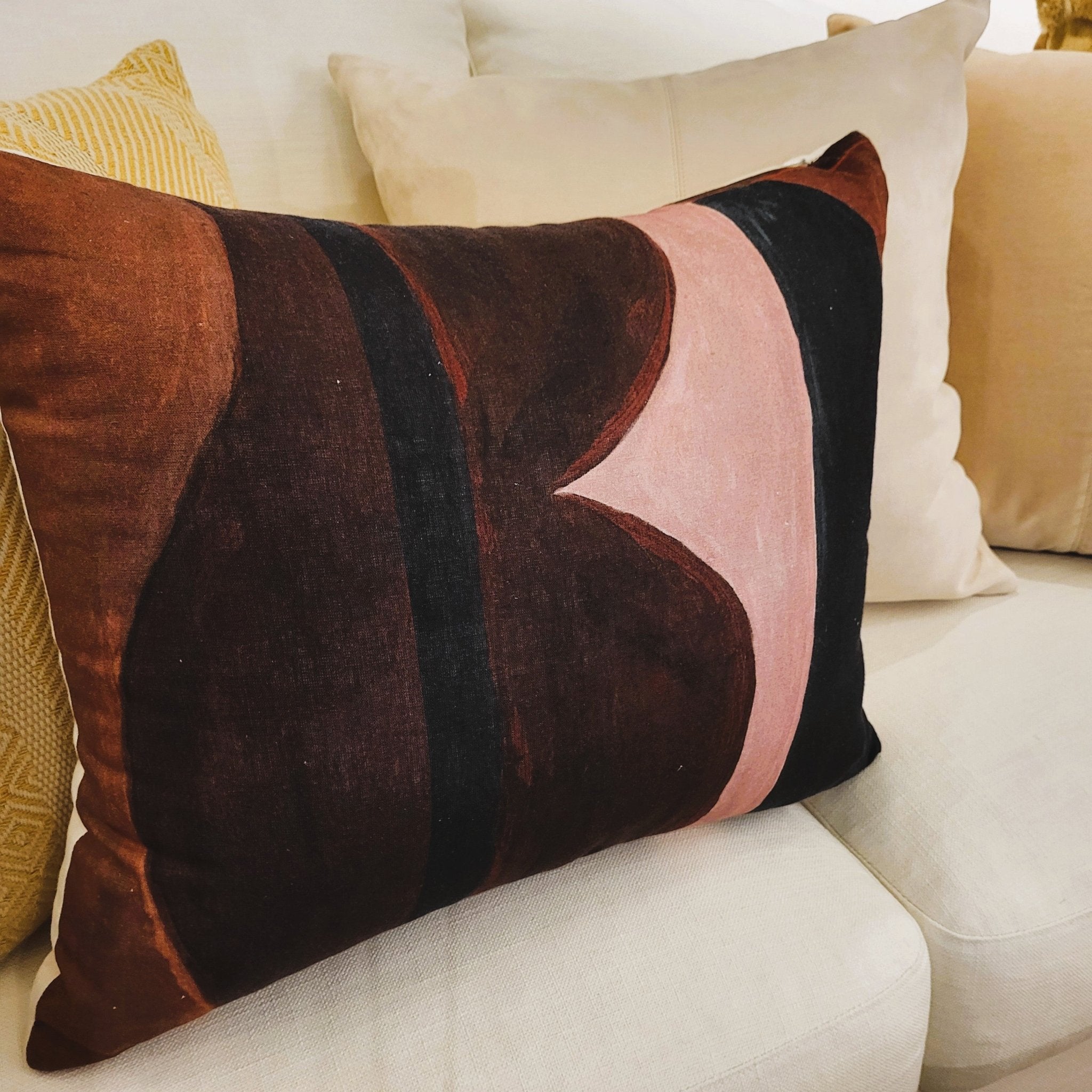 Curio geometric cushion cover by Citta