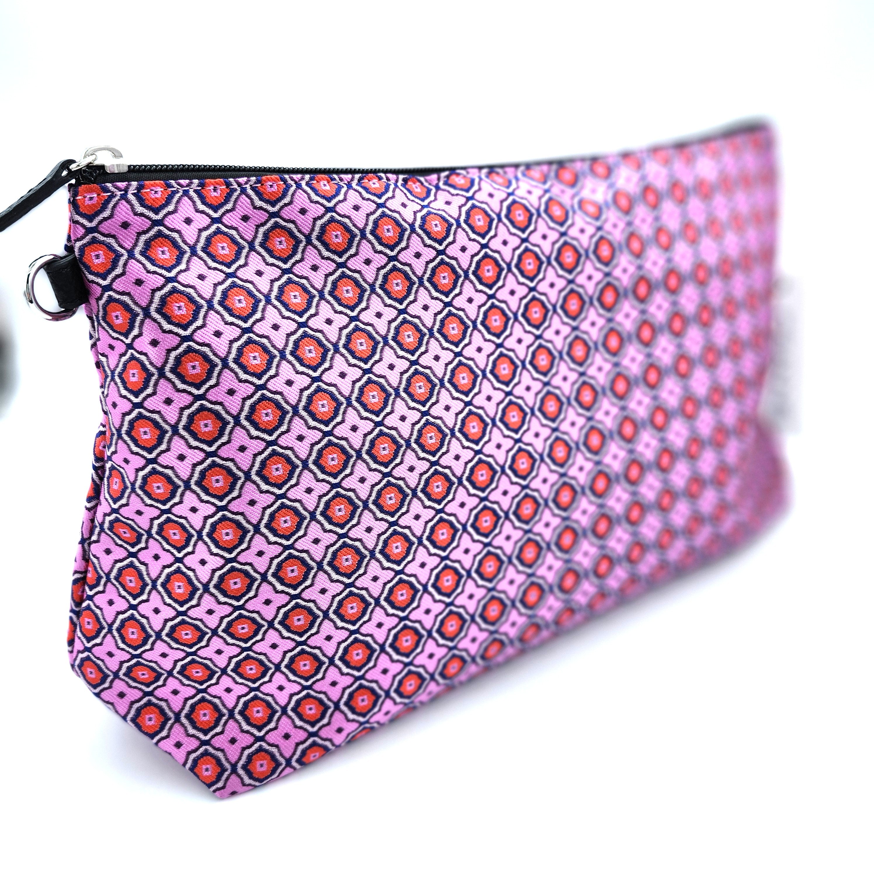 Artist Mosaic cosmetic bag in pink