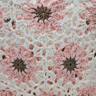 Pink crochet beach bag, handmade