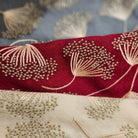 Dandelion embroidered pashmina group shot showing multiple colourways, 75 x 210 cm, 100% pure pashmina