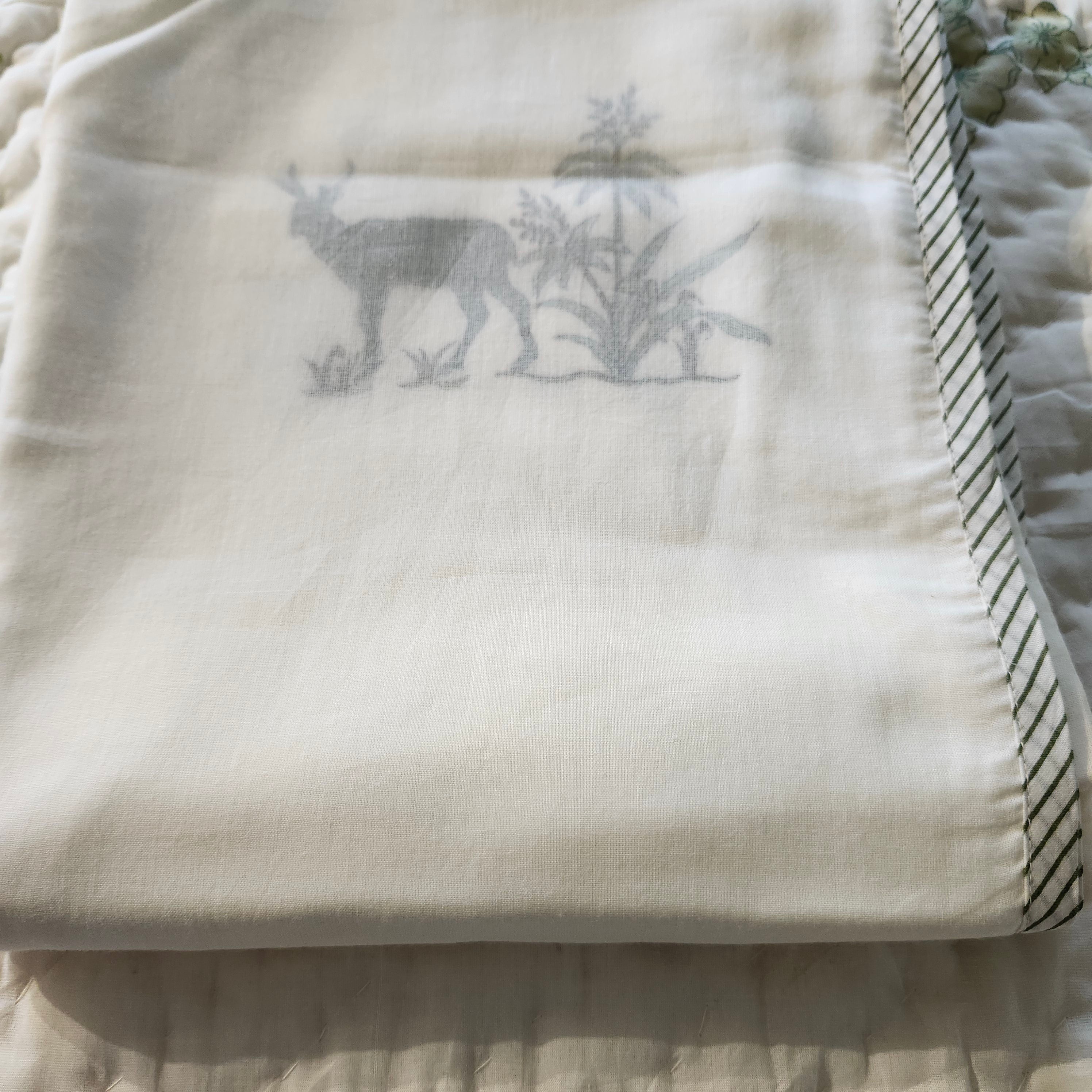 Baby Dohar with deer print