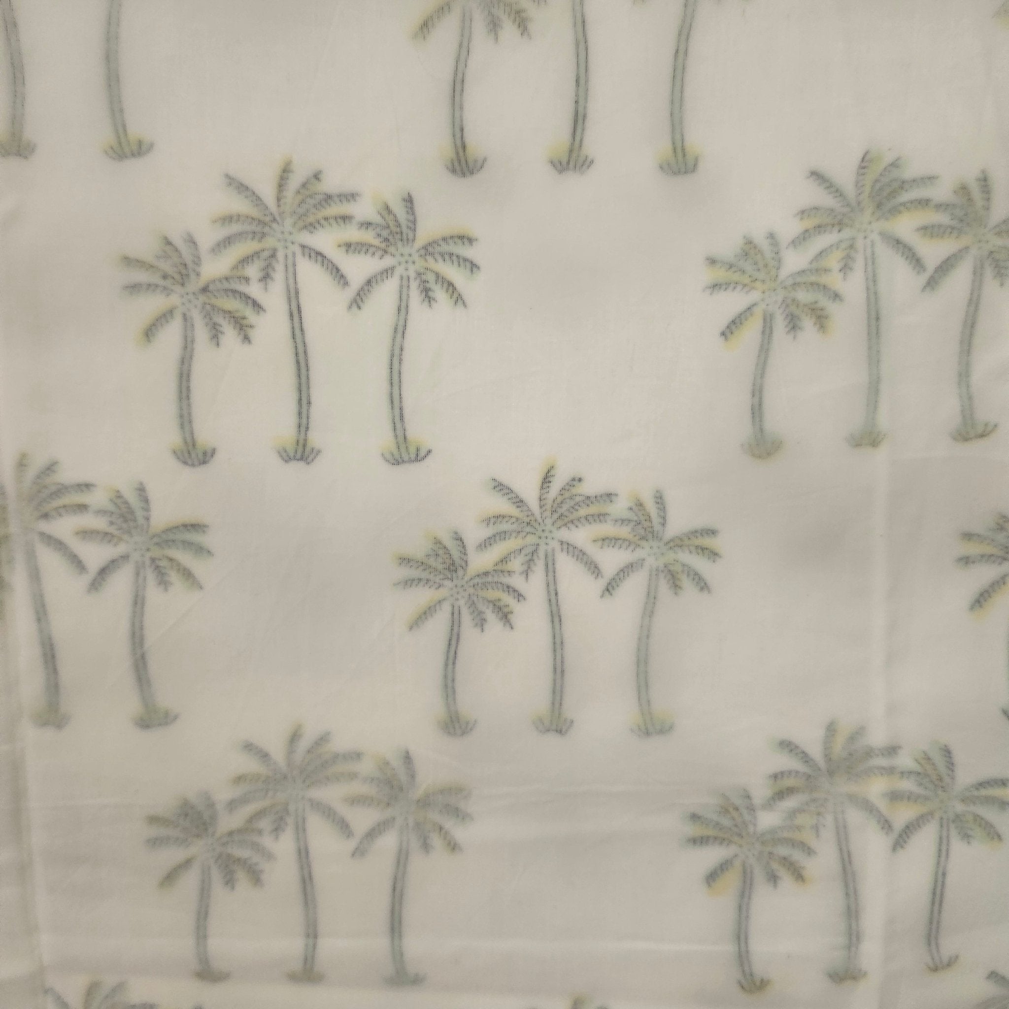 Baby Dohar with Palm Print on white background