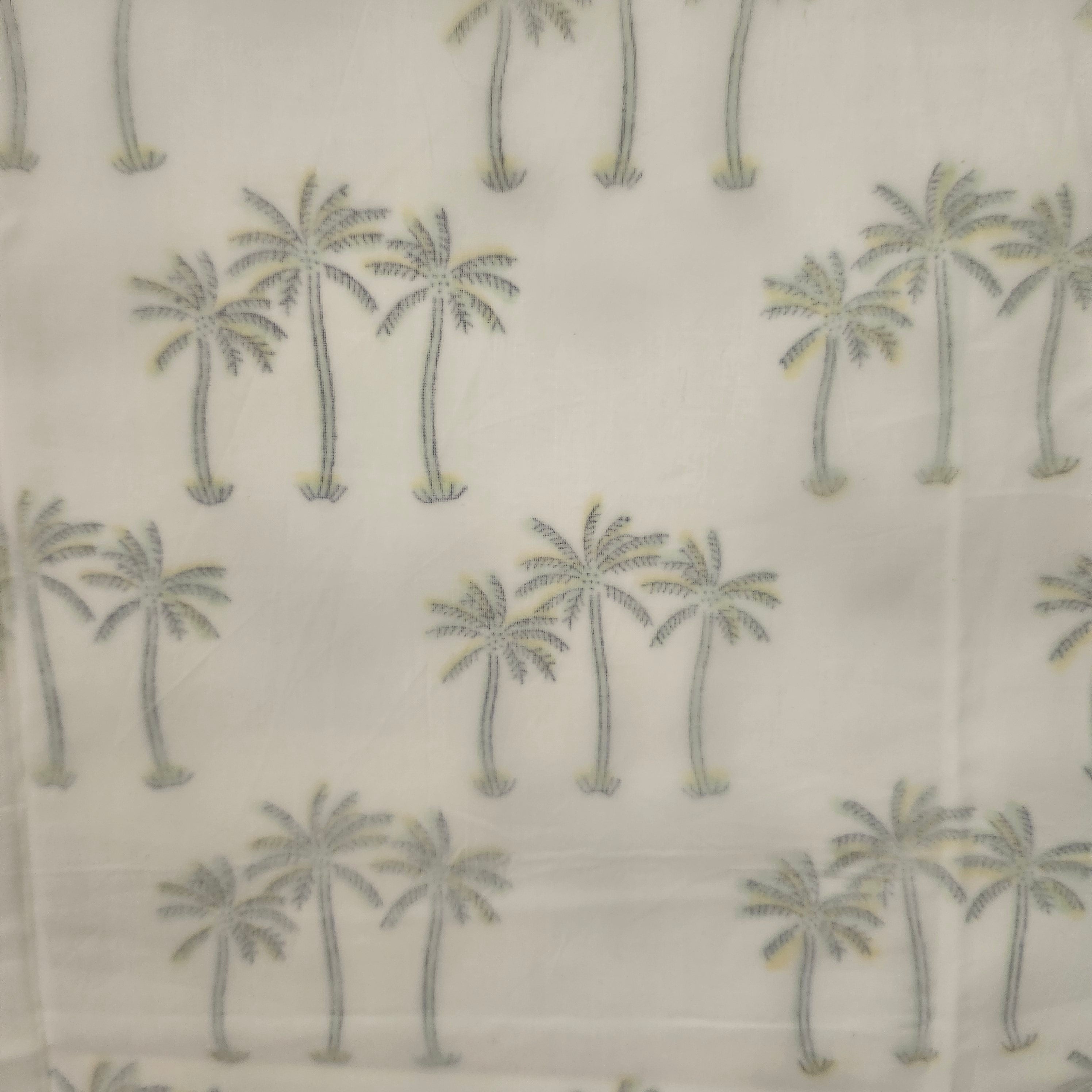 Baby Dohar with Palm Print on white background