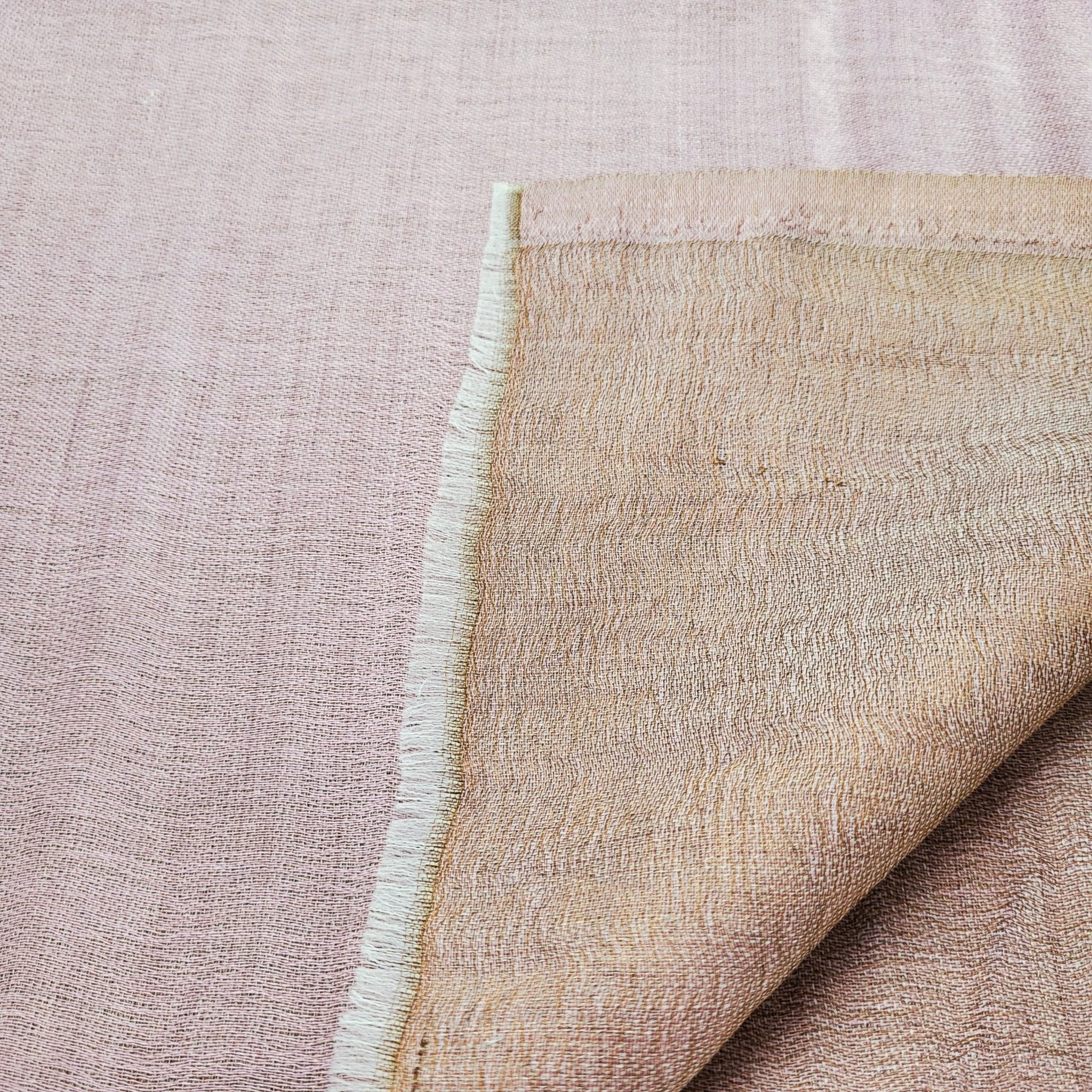 Duo pashmina shawl in baby pink