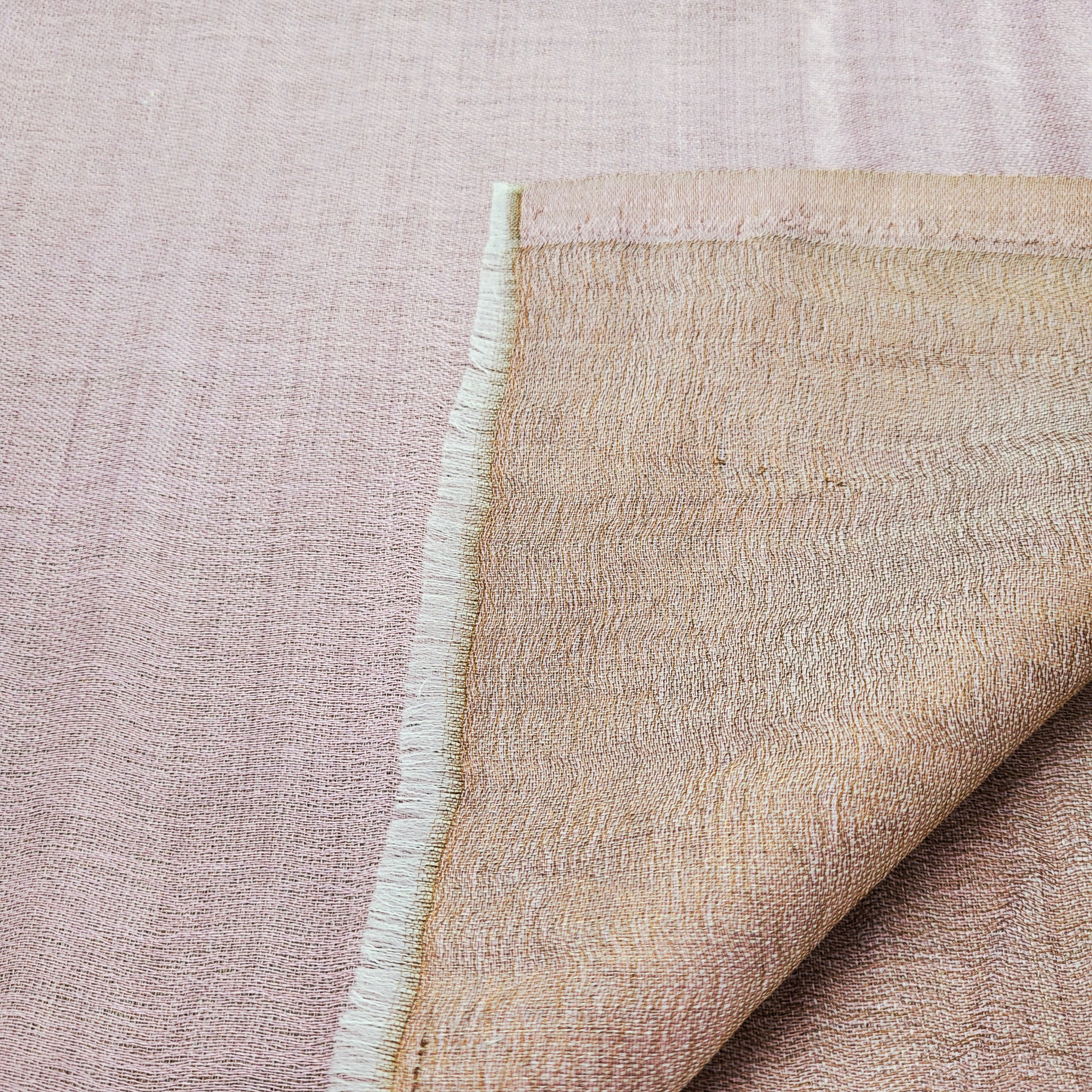 Duo pashmina shawl in baby pink