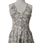 Block printed cotton sundress, elasticated bodice, assorted print