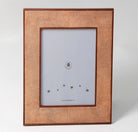 Coral faux shagreen classic photo frame by Forwood Design, large 8 x 10 inch format