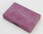 Travel backgammon set in pink faux shagreen, 25.5 x 17 x 5 cm, Forwood Design