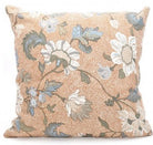 Flower Linen cushion cover in camel, Ceannis