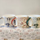 Willow festive mug boxed set of three, Hong Kong design, styled