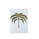 Palm design greeting card, blank inside with envelope