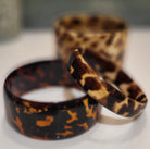 Natural horn bangles, varied markings, handmade