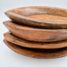 Vintage teak platter in an almond shape, decorative in its own right or used for serving fruit or salads