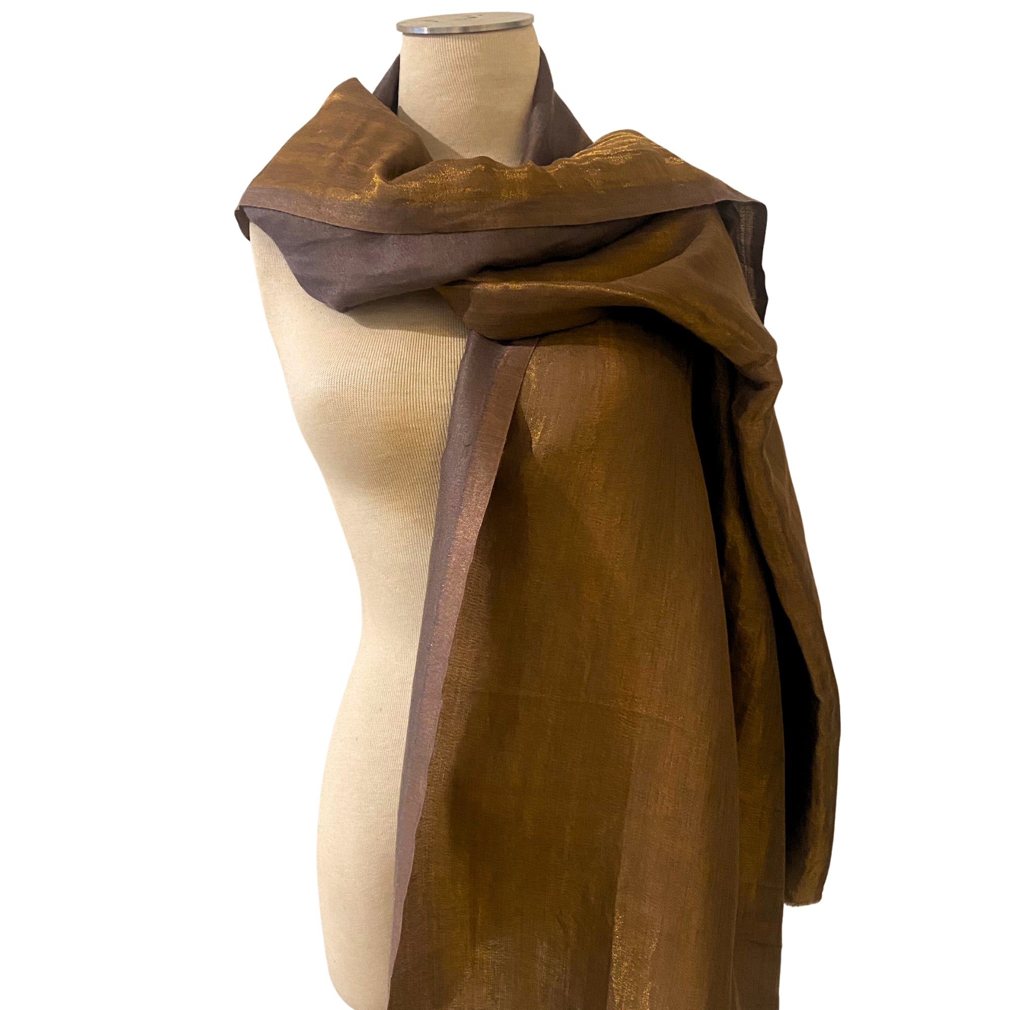 Selection of Duo metallic pashmina shawls