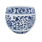 Chrysanthemum candle, painted lidded jar, detail
