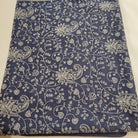 Pashmina with cornflower paisley embroidery, 75 x 200 cm