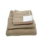 Pia cotton bath towel in oat multi, terry cotton, 80 x 150 cm