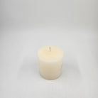 Off white pillar candle 6 x 6cm