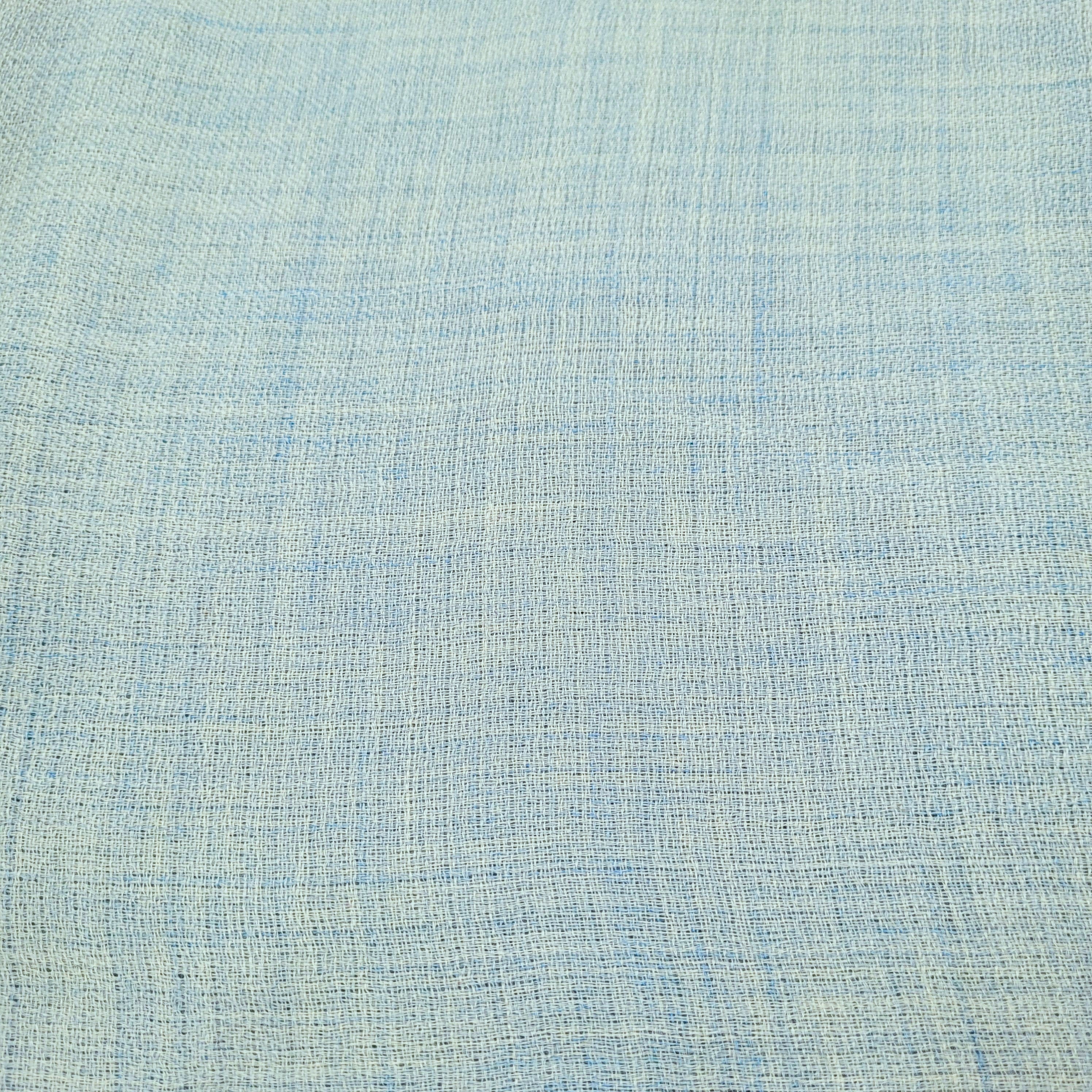Faded denim blue plain pashmina shawl, 100% pashmina, soft and lightweight with a timeless simple design