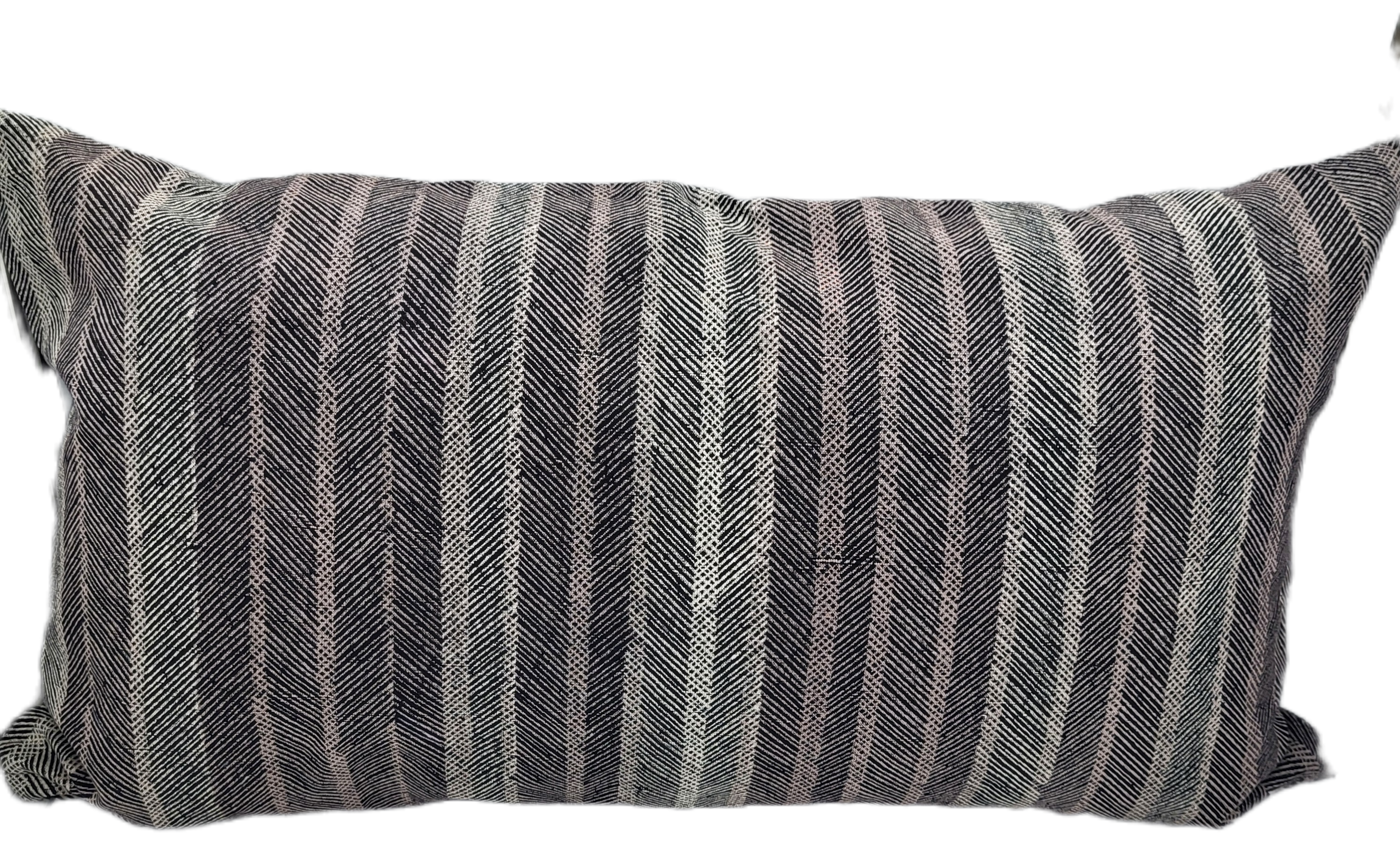 Kobe stripe cushion cover detail