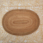 Oval rattan placemat, small, 25 x 35 cm, handwoven