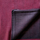 Reversible pashmina in crimson and black, 100% pashmina