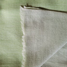 Reversible pashmina in green and apple, 100% pashmina