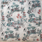 Singapore Toile linen tea towels, available as a set of two prints