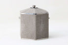 Barley faux shagreen ice bucket by Forwood Design, 18 x 20 x 21 cm, stainless steel interior