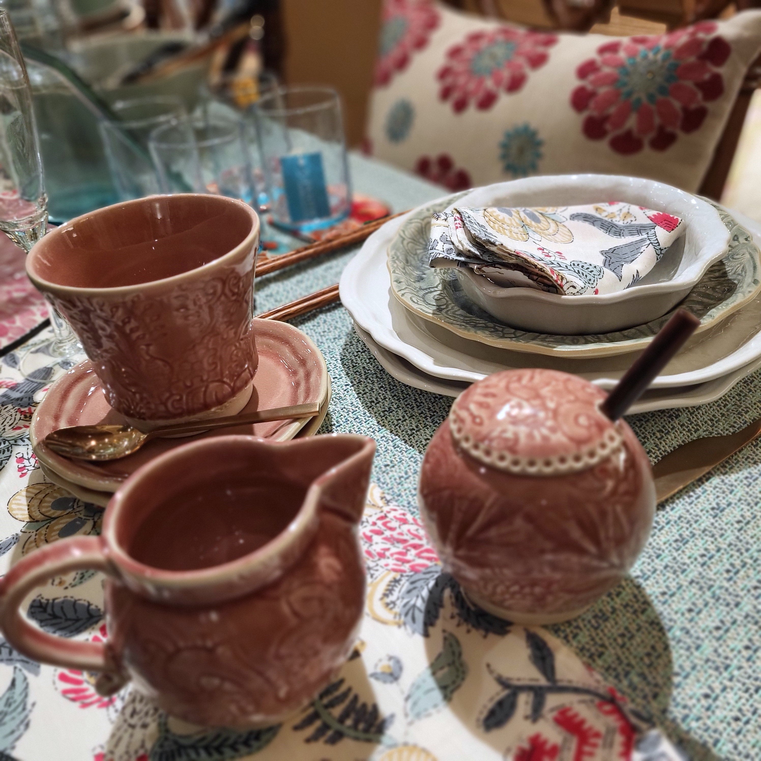 Sthal sugar bowl styled at breakfast