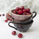 Sthal ceramic cup with handle in lavender