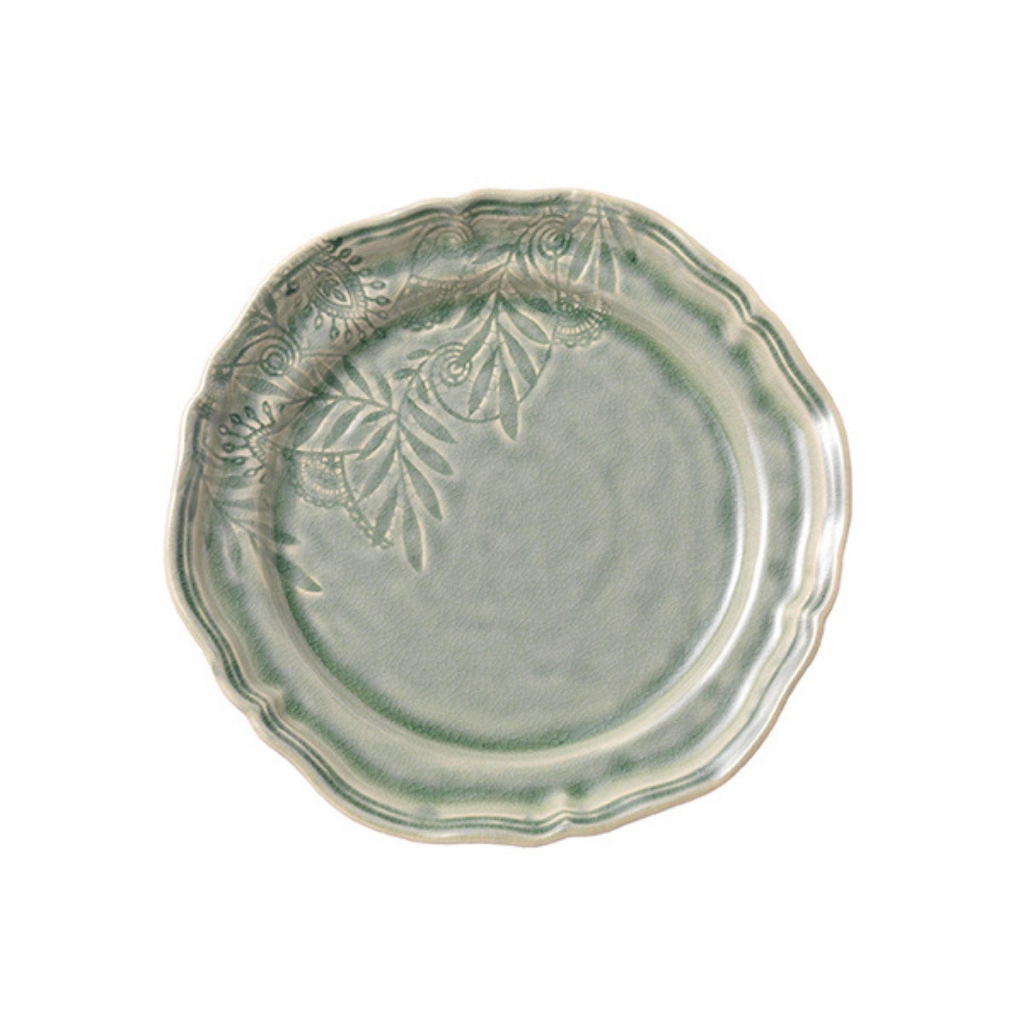 Antique white Sthal dinner plate