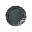 Sthal ceramic dinner plate in fig, 28 cm