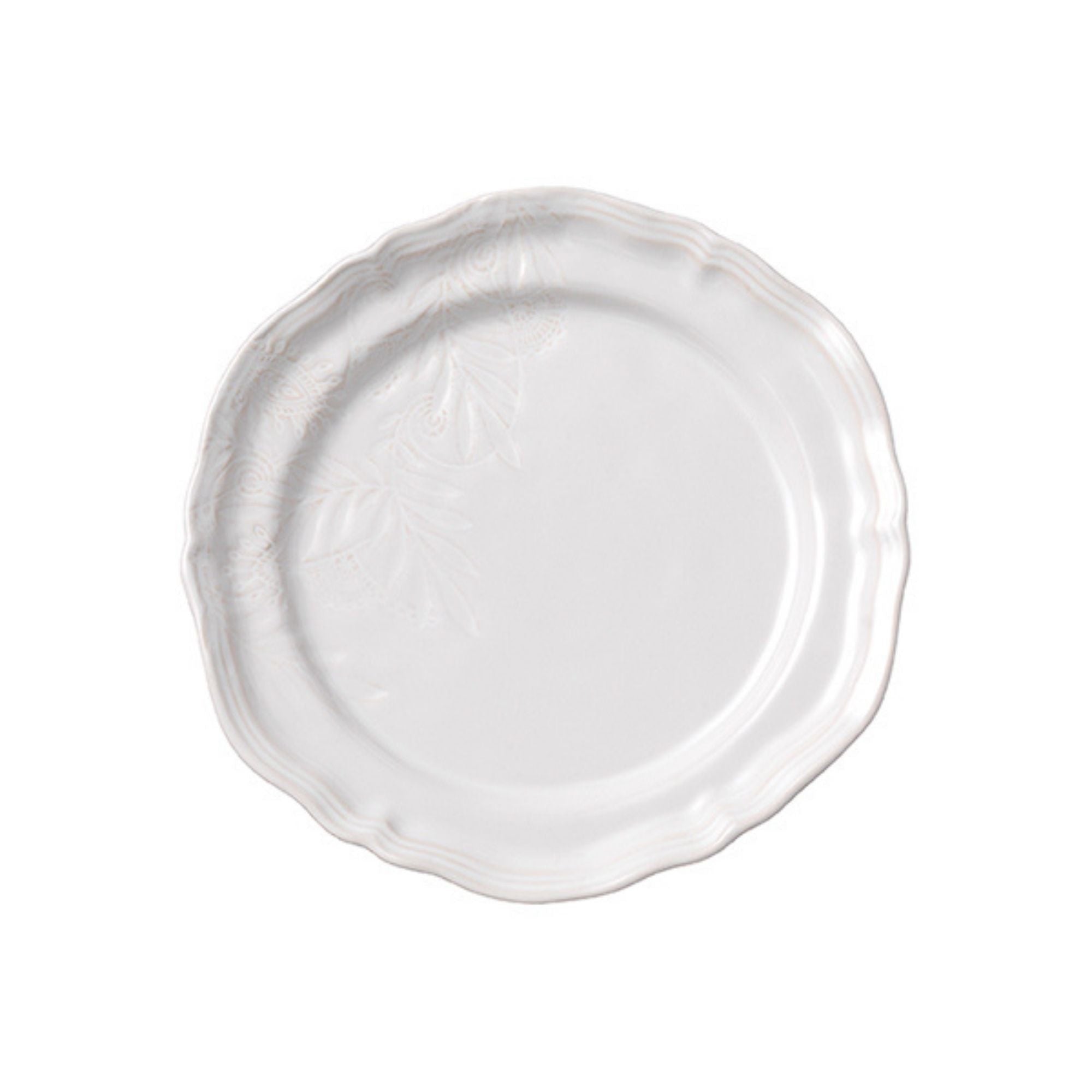 Sthal ceramic dinner plate in white, 28 cm