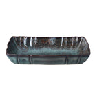 Large gratin dish in fig, ceramic, oven to table, 35.5 x 23.5 x 6.5 cm