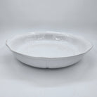 Pie dish in white ceramic, Sthal stoneware, 26 cm, made in Portugal