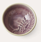 Sthal lavender small dip bowl, white stoneware, 8cm, made in Portugal