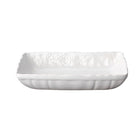 Sthal white small gratin dish, white stoneware, 35.5cm, made in Portugal