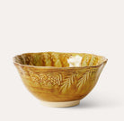 Sthal pineapple soup or rice bowl with scalloped edge, stoneware, 15cm, made in Portugal